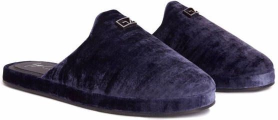 Giuseppe Zanotti Jungle Fever slippers Blue