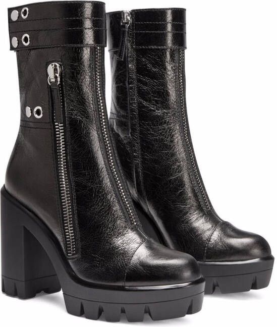 Giuseppe Zanotti Kassy block-heel boots Black