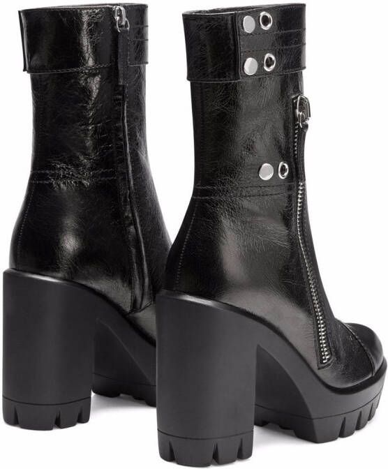 Giuseppe Zanotti Kassy block-heel boots Black
