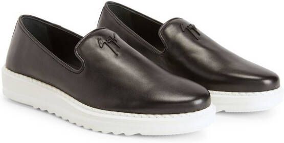 Giuseppe Zanotti Klaus leather loafers Black