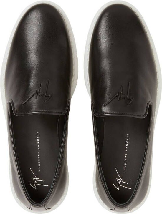 Giuseppe Zanotti Klaus leather loafers Black