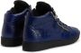 Giuseppe Zanotti Kriss crocodile-effect sneakers Blue - Thumbnail 3