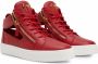 Giuseppe Zanotti Kriss cut-out high top sneakers Red - Thumbnail 2