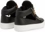 Giuseppe Zanotti Kriss cut-out leather sneakers Black - Thumbnail 3