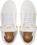 Giuseppe Zanotti Kriss cut-out leather sneakers White - Thumbnail 4