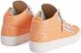 Giuseppe Zanotti Kriss glitter high-top sneakers Orange - Thumbnail 3