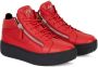 Giuseppe Zanotti Kriss grained leather sneakers Red - Thumbnail 2