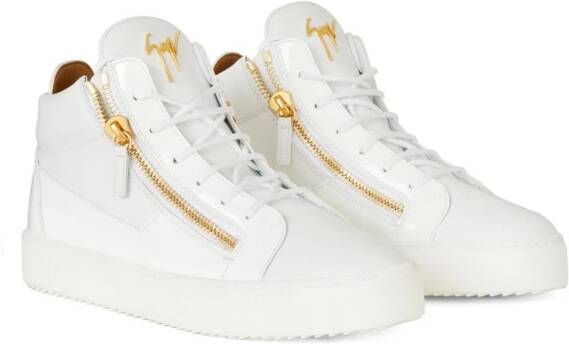 Giuseppe Zanotti Kriss leather high-top sneakers White