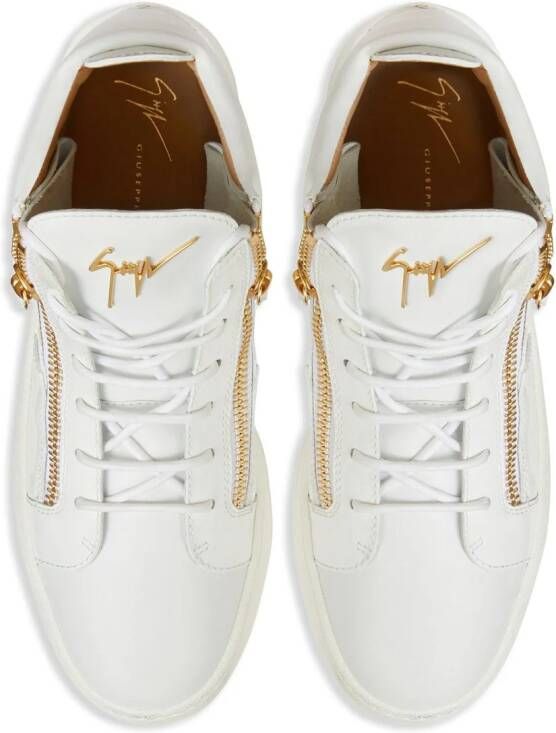 Giuseppe Zanotti Kriss leather high-top sneakers White