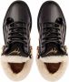 Giuseppe Zanotti Kriss leather mid-top sneakers Black - Thumbnail 4