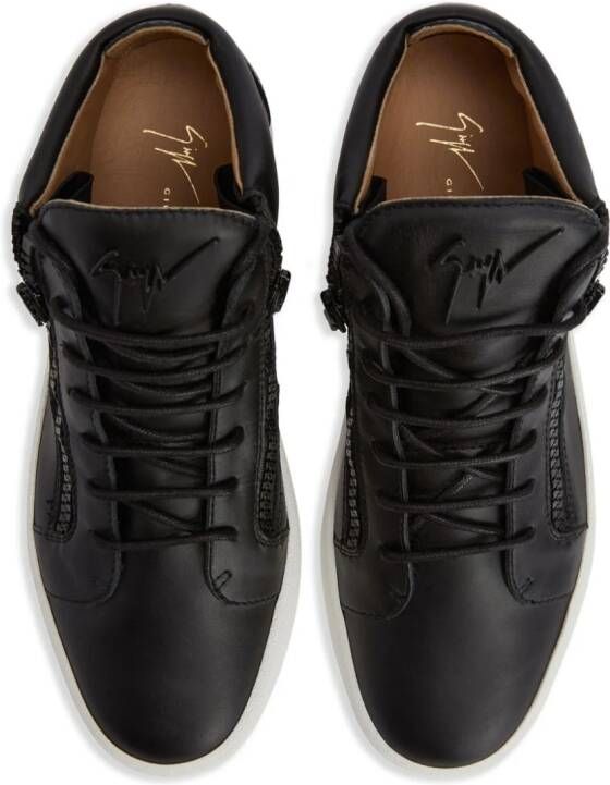 Giuseppe Zanotti Kriss leather sneakers Black