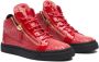 Giuseppe Zanotti Kriss leather sneakers Red - Thumbnail 2