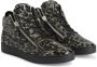 Giuseppe Zanotti Kriss leopard-print hi-top sneakers Black - Thumbnail 2