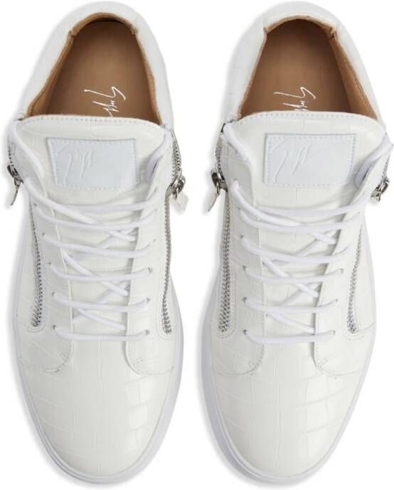 Giuseppe Zanotti Kriss logo-patch high-top sneakers White