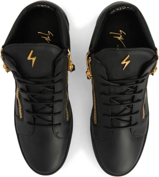 Giuseppe Zanotti Kriss panelled hi-top sneakers Black
