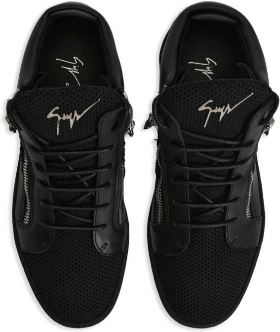 Giuseppe Zanotti Kriss panelled sneakers Black
