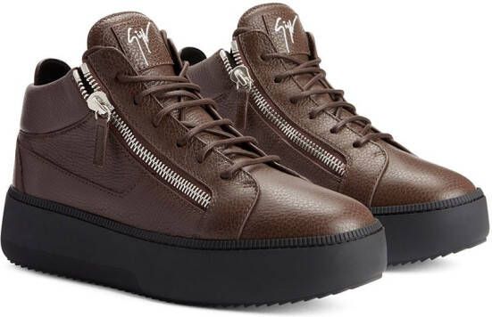 Giuseppe Zanotti Kriss platform sneakers Brown