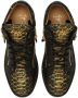 Giuseppe Zanotti Kriss python-print leather sneakers Black - Thumbnail 4