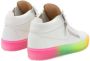 Giuseppe Zanotti Kriss rainbow-print sneakers White - Thumbnail 3