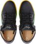 Giuseppe Zanotti Kriss rainbow sole sneakers Black - Thumbnail 4
