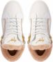 Giuseppe Zanotti Kriss shearling-lined mid-top sneakers White - Thumbnail 4