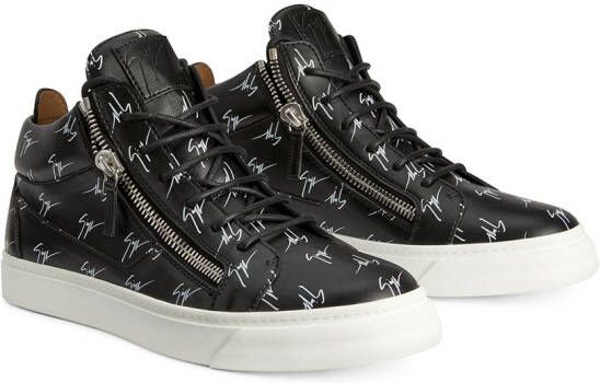 Giuseppe Zanotti Kriss signature-logo sneakers Black