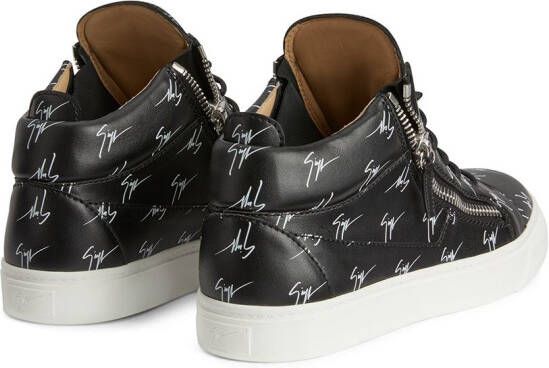 Giuseppe Zanotti Kriss signature-logo sneakers Black