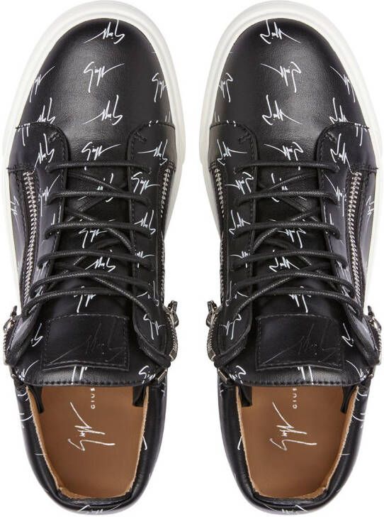 Giuseppe Zanotti Kriss signature-logo sneakers Black