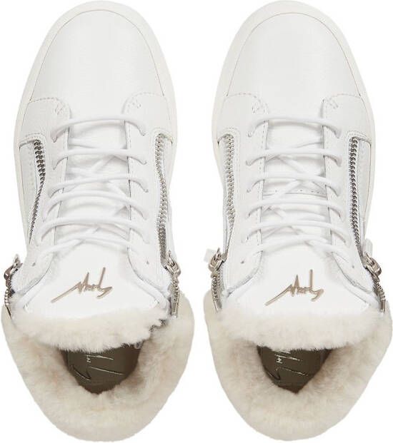 Giuseppe Zanotti Kriss Winter mid-top sneakers White