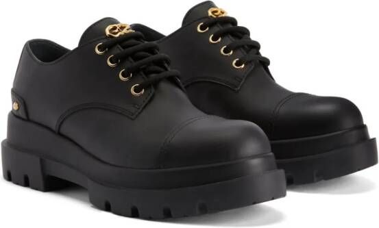 Giuseppe Zanotti Lapley leather lace-up shoes Black