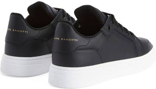 Giuseppe Zanotti leather low-top sneakers Black