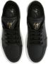 Giuseppe Zanotti leather low-top sneakers Black - Thumbnail 4