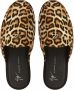 Giuseppe Zanotti leopard-print slip-on slippers Brown - Thumbnail 4