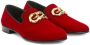 Giuseppe Zanotti Leopoldino velvet loafers Red - Thumbnail 2