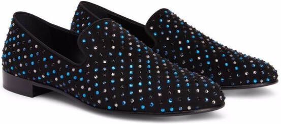Giuseppe Zanotti Lewis Starry loafers Black
