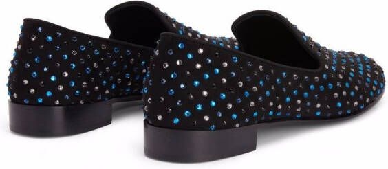 Giuseppe Zanotti Lewis Starry loafers Black