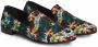 Giuseppe Zanotti Lewis tropical graphic-print loafers Black - Thumbnail 2