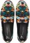 Giuseppe Zanotti Lewis tropical graphic-print loafers Black - Thumbnail 4