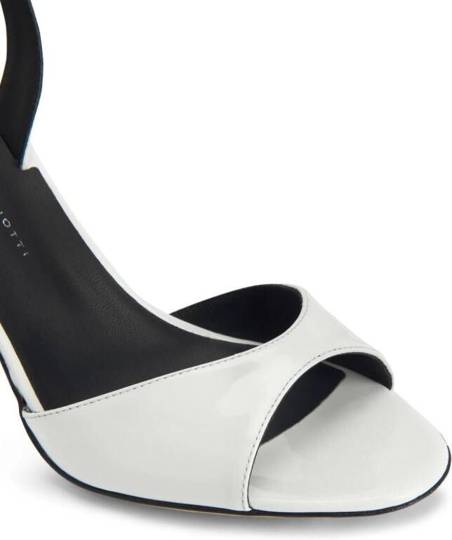 Giuseppe Zanotti Lilibeth 70mm leather sandals White
