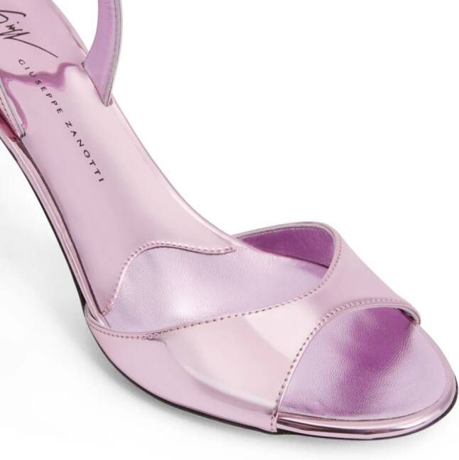 Giuseppe Zanotti Lilibeth 70mm metallic-finish sandals Pink