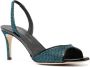 Giuseppe Zanotti Lilibeth 70mm slingback leather sandals Blue - Thumbnail 2