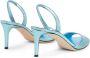 Giuseppe Zanotti Lilibeth 70mm slingback leather sandals Blue - Thumbnail 3
