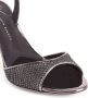 Giuseppe Zanotti Lilibeth 70mm slingback leather sandals Grey - Thumbnail 4