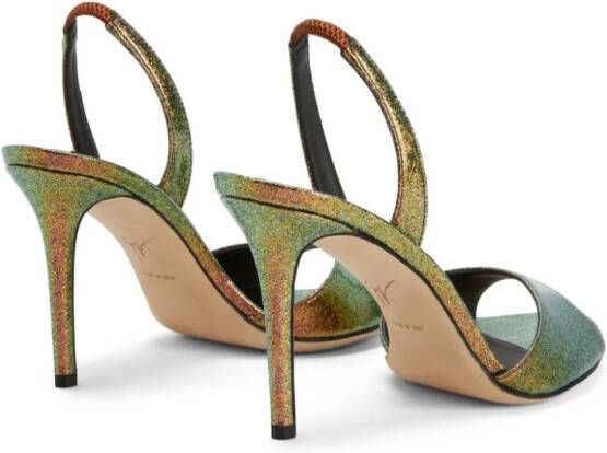 Giuseppe Zanotti Lilibeth 85mm slingback sandals Multicolour