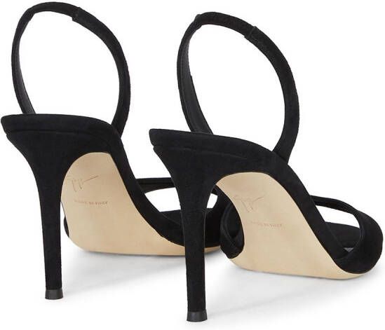 Giuseppe Zanotti Lilibeth slingback stiletto sandals Black