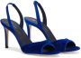 Giuseppe Zanotti Lilibeth velvet sling-back sandals Blue - Thumbnail 2
