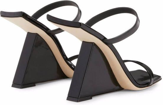 Giuseppe Zanotti Lilii Borea wedge sandals Black
