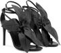 Giuseppe Zanotti Lilium floral-embellished stiletto sandals Black - Thumbnail 2
