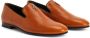 Giuseppe Zanotti logo-plaque leather loafers Orange - Thumbnail 2
