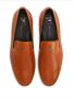 Giuseppe Zanotti logo-plaque leather loafers Orange - Thumbnail 4